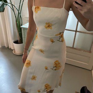 Reformation Floral Midi Constance Dress